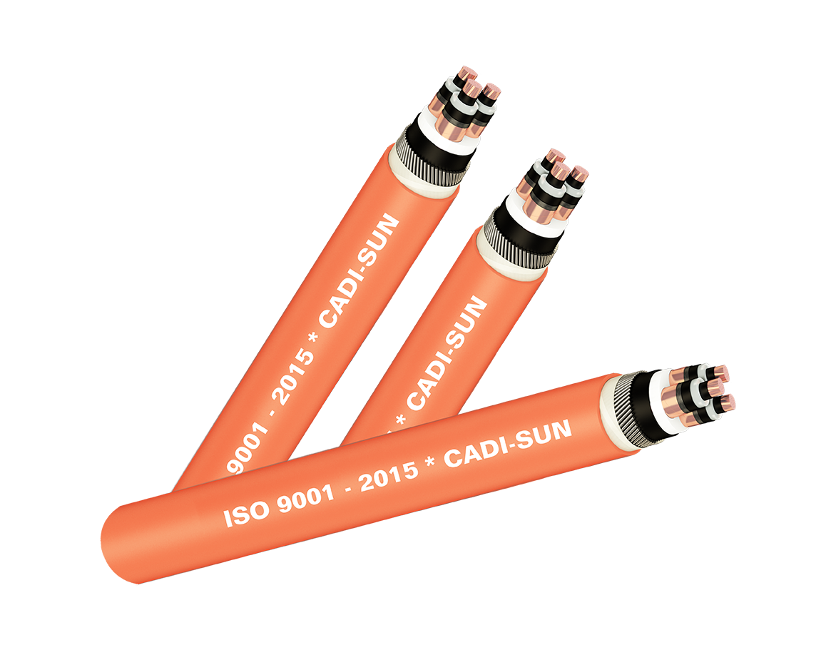 Cáp 3 lõi, màn chắn băng đồng, giáp sợi thép - SWA(ASWA)/CTS-W 3x? -20/35(40.5) kV or 20/35(38.5) kV