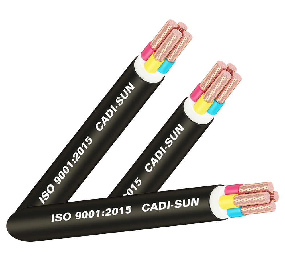 Cáp đồng 4 ruột, bọc cách điện PVC, vỏ bọc PVC - CVV 4x